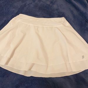 Cute white tennis skirt